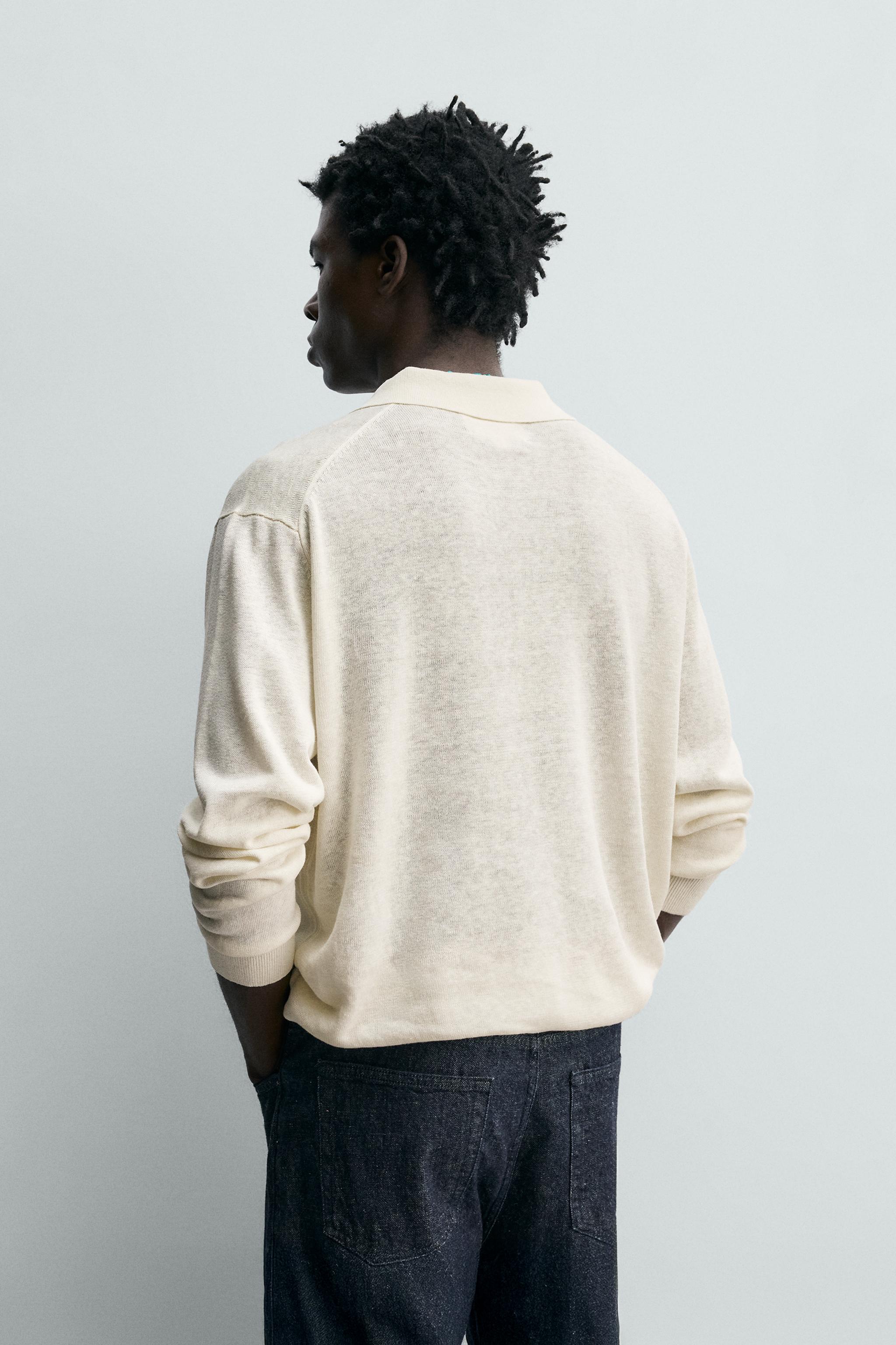 POLO EN MAILLE DE COTON ET SOIE